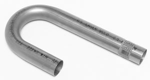 2.5in SS J-Bend Pipe 4.25 Radius 16 Gauge