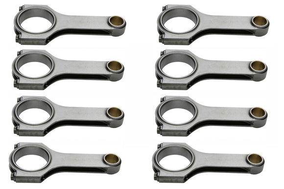 SBF 4340 Forged H-Beam Rods 5.400 w/2.123 Pin