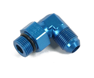 #10 Male to Male Swivel Fitting 7/8-14 90 Degree