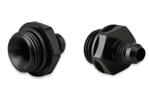 6an Oil Cooler Adapter 2pk - Black