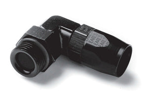 90 Deg #10 to #10 Swivel Fitting Black