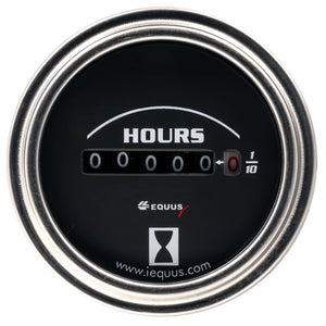 2.0 Dia Hourmeter Gauge Chrome