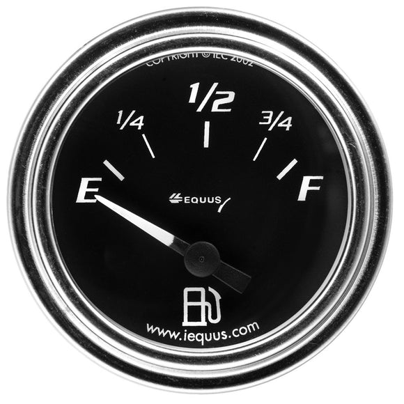 2.0 Dia Fuel Level Gauge Chrome