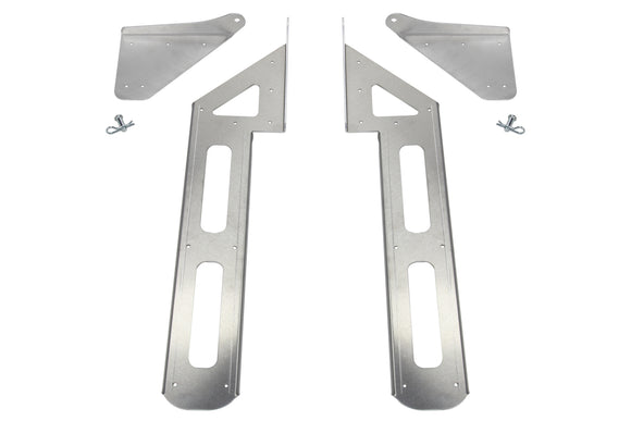 Aluminum Hood Hinge Kit Extended Pair