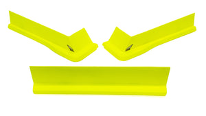 Modified Aero Valance 3pc. Fluorescent Yellow