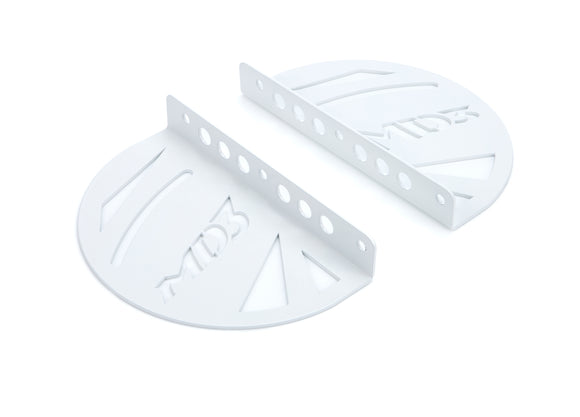 Spoiler End Plates MD3 White  (Pair)