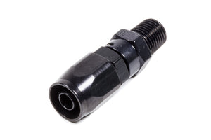 #6 Str. x 1/4 MPT Hose End Black