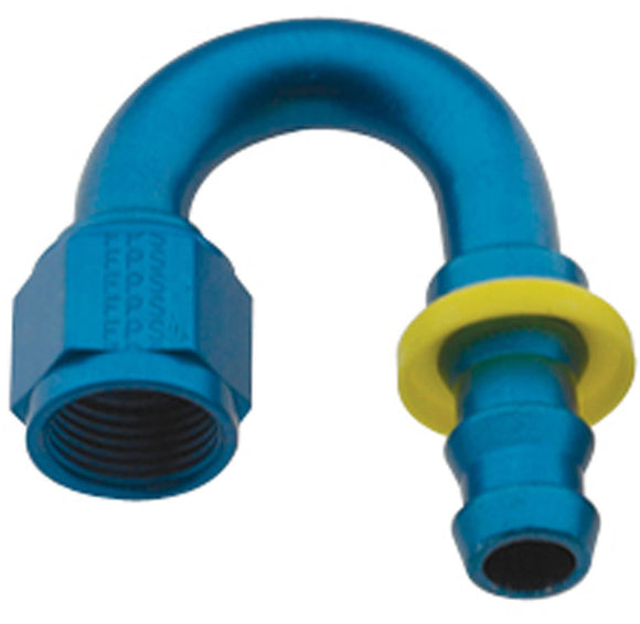 Hose Fitting #8 180 Deg Push Lock