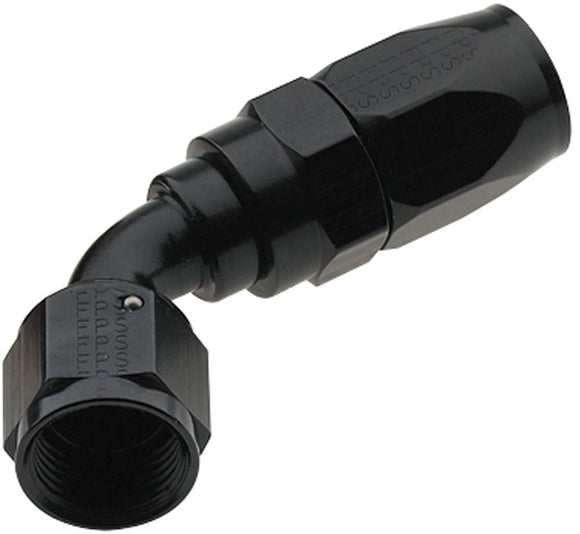 Hose Fitting #6 60 Deg Pro-Flow Black