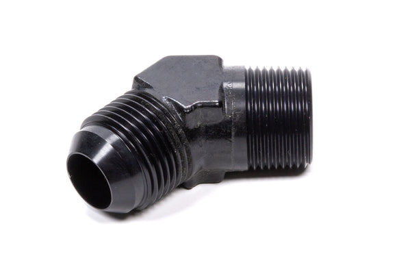 45 Deg Adapter Fitting #10 x 1/2 MPT Black