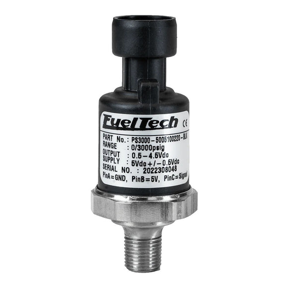 0-3000 PSI Pressure Sensor (Black Series)