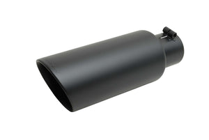 Black Ceramic Double Wal led Angle Exhaust Tip