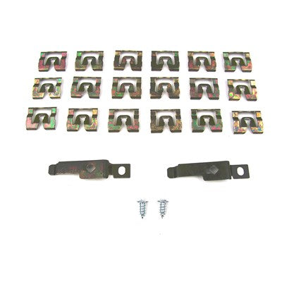 Rear Window Reveal Molding Clip Set; 22 Pieces; 71-74 Challenger; Barracuda 