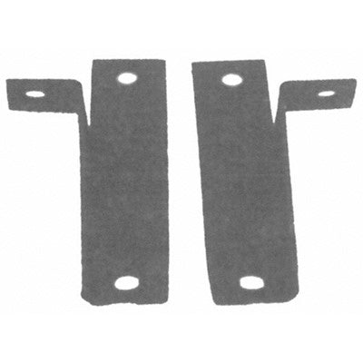 Bumper Guard Brackets; Rear; Lh/Rh Pair; 64-66 Mustang