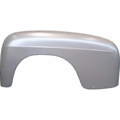 Step Fender Assembly; Rear; Lh; Painted Silver; 51-52 Ford Pick-Up