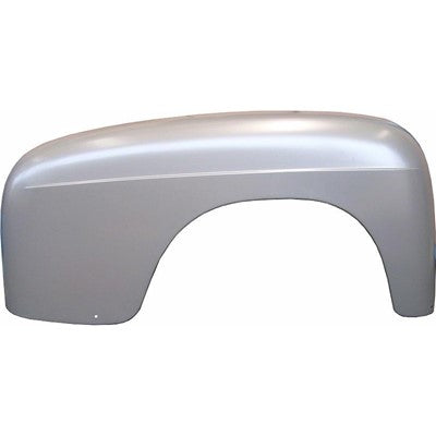 Step Fender Assembly; Rear; Rh; Painted Silver; 51-52 Ford Pick-Up