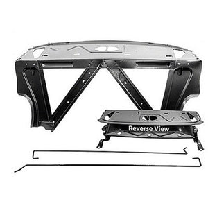 Package Tray & Rear Seat Divider Assembly; Includes Inner Deck Filler Panel, Trunk Hinges & Rods; 66-67 Nova 2-Door Hardtop