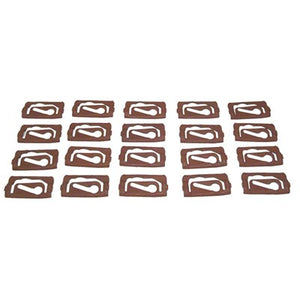 Rear Window Reveal Molding Clip Set; 22 Pieces; 68-74 'X' Models Without Vinyl Top