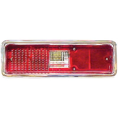 Tail Lamp Assembly; Lh; With Large Back-Up Lamp Lens; 71-72 Nova (71 Models Need To Verify Size Of Back-Up Lamp)