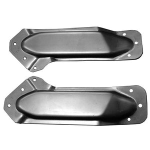 B-Pillar Braces; Pair; Lh/Rh; 67-69 Camaro; Firebird Convertible Models Only