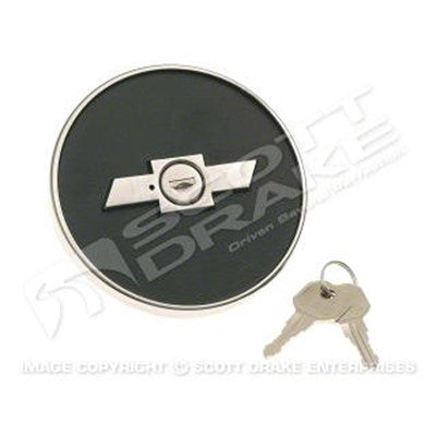 Gas Cap; Locking; 67-68 Camaro Accessory Type 