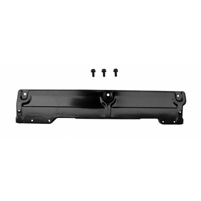 Radiator Top Plate; Black; 3-Bolt Holes; 28-11/16