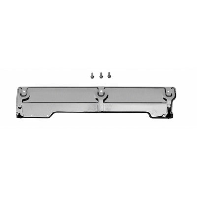 Radiator Top Plate; Chrome; 3-Bolt Holes; 28-11/16