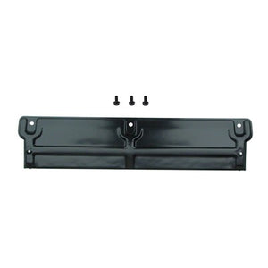 Radiator Top Plate; Black; 3 Bolt Holes; 68-72 Chevelle; El Camino; Nova; 70-72 Monte Carlo; Std Cooling 2; 3 Row Radiator