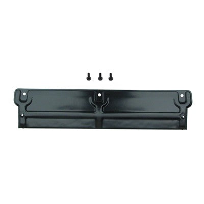 Radiator Top Plate; Black; 3 Bolt Holes; 68-72 Chevelle; El Camino; Nova; 70-72 Monte Carlo; Std Cooling 2; 3 Row Radiator