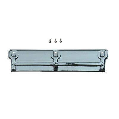 Radiator Top Plate; Chrome; 3 Bolt Holes; 68-72 Chevelle; El Camino; Nova; 70-72 Monte Carlo; Std Cooling 2; 3 Row Radiator