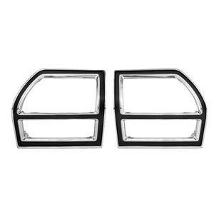 Tail Lamp Bezel Set; Pair; Gasket Not Included; 69 Chevelle; Malibu [Except Wagon Models Or El Camino]