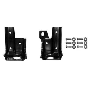 Radiator Support Brackets; Lower; Lh/Rh Pair; Steel; 70-72 Chevelle; El Camino