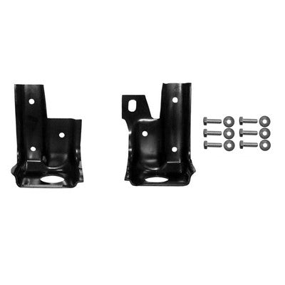 Radiator Support Brackets; Lower; Lh/Rh Pair; Steel; 70-72 Chevelle; El Camino