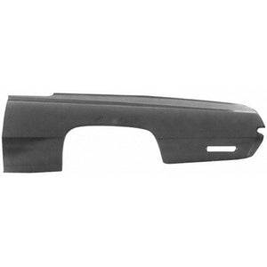 Quarter Panel Skin; Lh; 71-73 Caprice 2Dr Hard Top; 71 Impala Sport Coupe Only; Can Be Used On 71 Impala Custom Coupe & All 72-73 Impala Coupe Or Convertible But Will Require Modification At The Rear Notched Area Where The Bumper Wraps Around