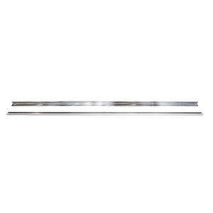 Bed Angle Strip Kit; Polished Stainless Steel; 1947-1953 Shortbed Stepside Pick-Up