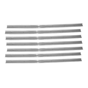 Bed Strip Kit; Stainless Steel; 60-66 Chevy & Gmc Shortbed Stepside Pick-Up