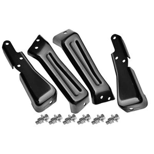 Bumper Bracket Set; Rear; Includes Hardware; 73-87 Gmc; Chevrolet; C/K Stepside Pick-Up