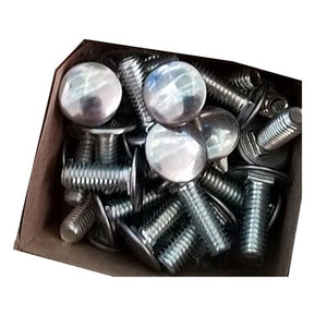 Bumper Mounting Bolt & Nut; Box Of 25; 3/8"-16 X 1" Long; Stainless Steel With Pan Head; Chrysler Style