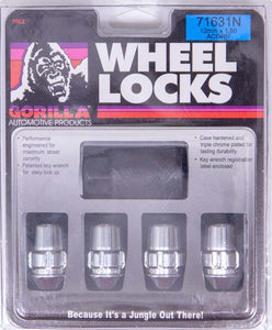 Wheel Lock System 1/2in Acorn Black 20pk