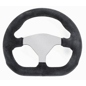 Formula 1 Steering Wheel D-Shaped Black