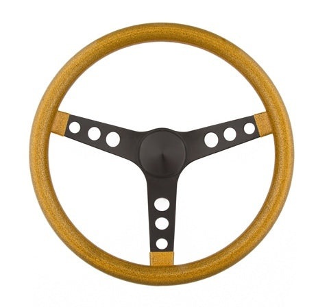 Steering Wheel Mtl Flake Gold/Spoke Blk 15