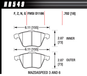 Performance Street Brake Pads (4)