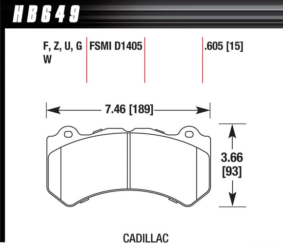 Brake Pads GM / Dodge Front Ceramic