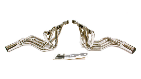 SBC S/S S/C Headers 63-82 Vette- Side Mount