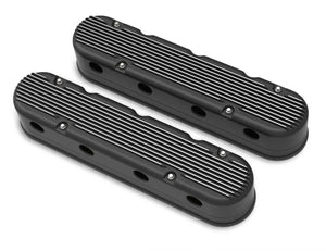 Valve Cover Set - GM LS 2-Piece Design - Black