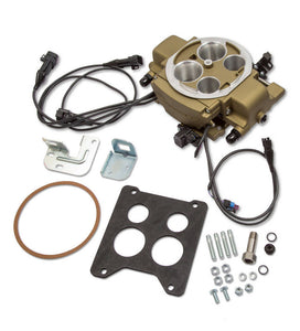 Sniper EFI Quadrajet Kit Gold Finish