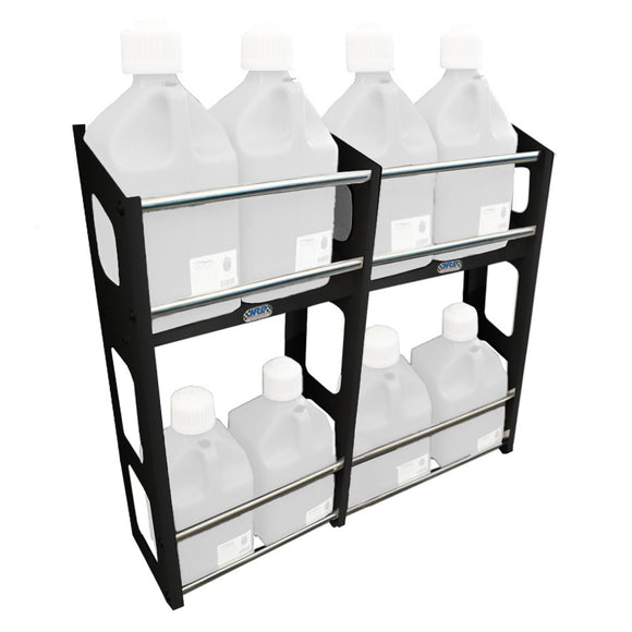 Jug Rack 8  Position Black