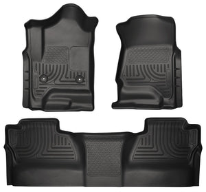 15-   GM 2500HD Crew Cab Floor Liners Black