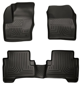 13-  Ford C-Max Front/ 2nd Floor Liners Black