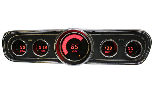 LED Digital Gauge Panel 1965-1966 Ford Mustang